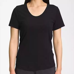 North Face Black Terrain Slim Fit Short Sleeve Scoopneck Tee - Medium